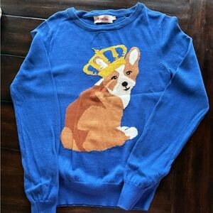 Louche corgi sweater